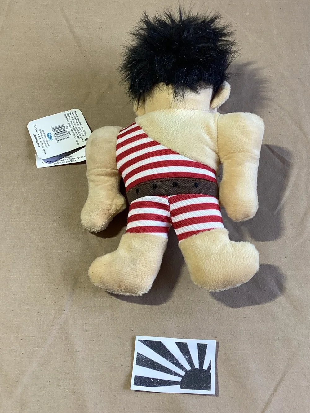 BARK by Barkbox Destroyers Club Mr. Chewniverse Pirate Strongman Dog Toy